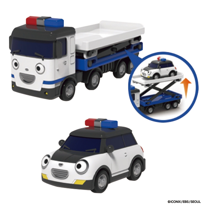 ちびっこバス タヨ おともだちミニカーダブルセット-ポール&リズ-