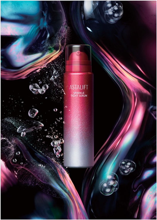 多くの30代女性が抱える「毛穴」に関する肌悩み*1に新提案 弾ける泡で肌を引き締める美容液 「アスタリフト スパークル タイト セラム」新発売