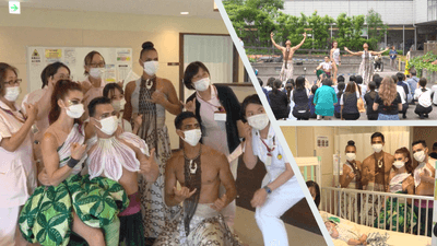 日本赤十字社医療センター訪問の様子