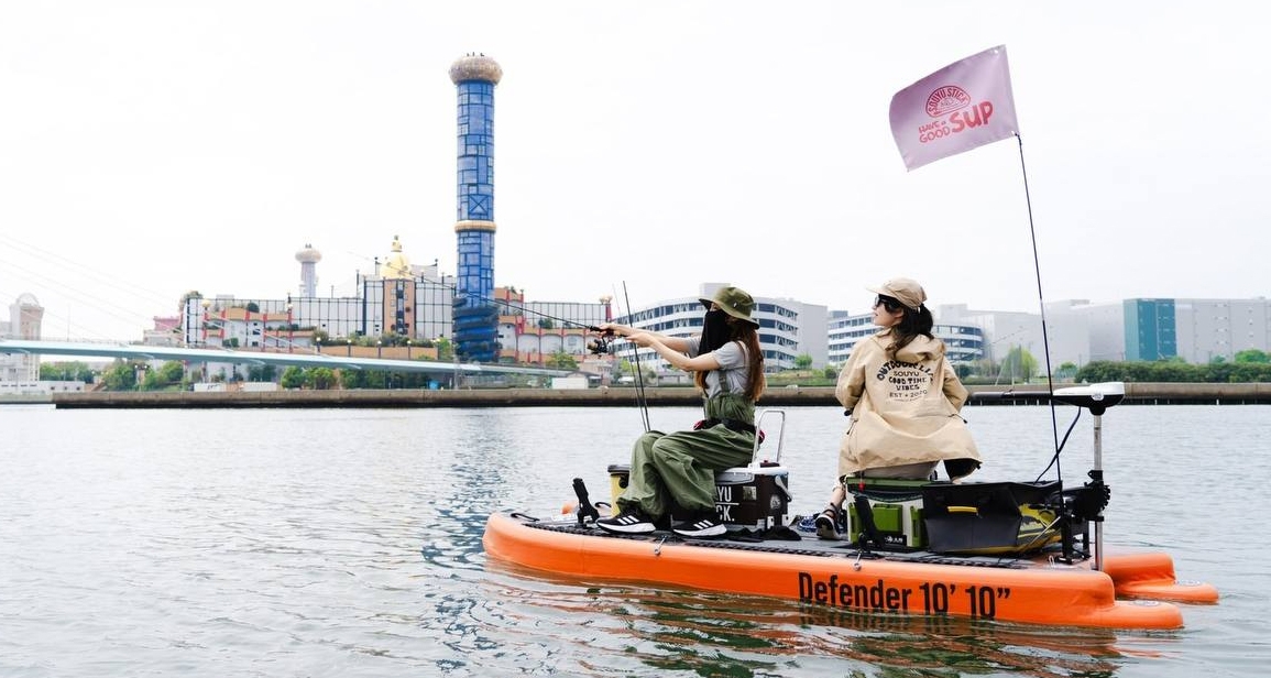 “SUPで魚釣り”の新体験！大阪北港マリーナにて『SUPフィッシングスクール』初開催！