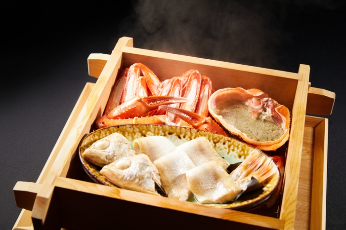 春爛漫プラン 香住ガニとノドグロのせいろ蒸