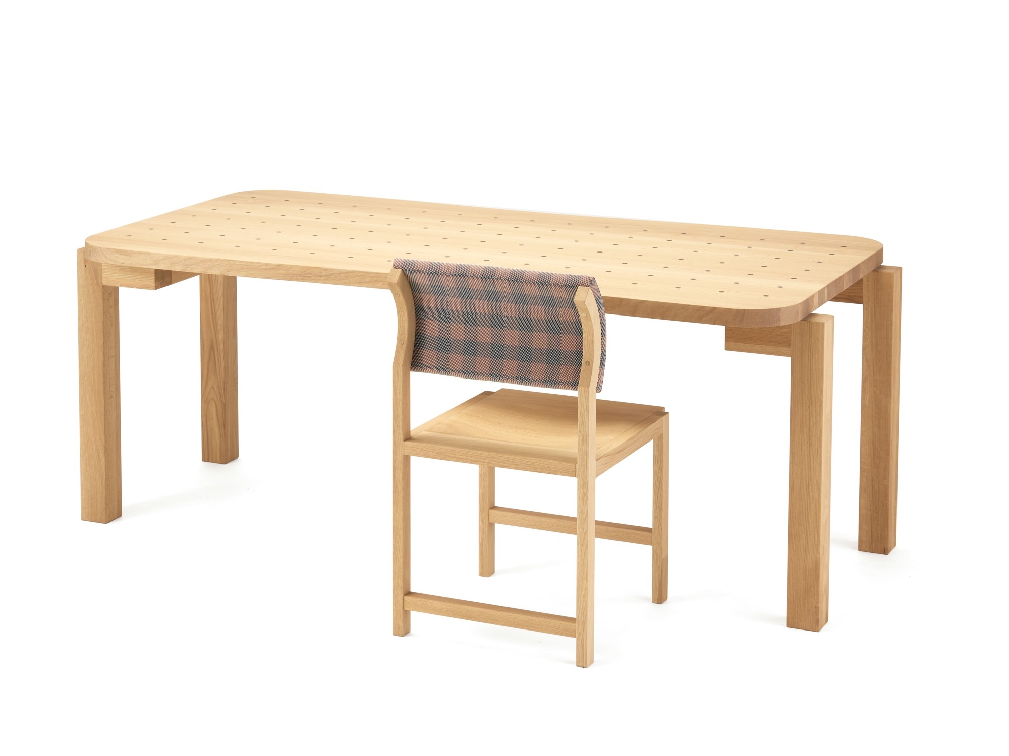 Polka Dot Dining Table / Silhouette Dining Chair