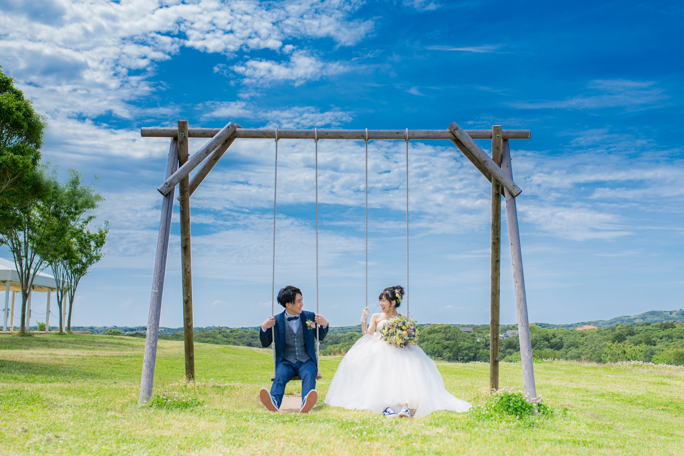 【2020年7月1日スタート】どこまでも広がる青空と、きらめく森の中で叶う 　NEMU Style Wedding