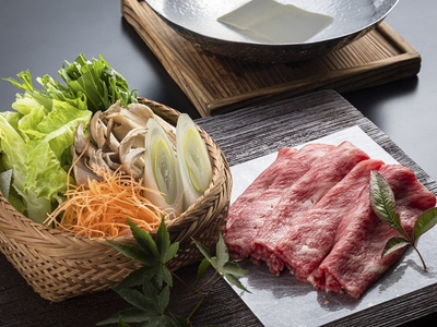 とろける黒毛和牛のしゃぶしゃぶ［一例］