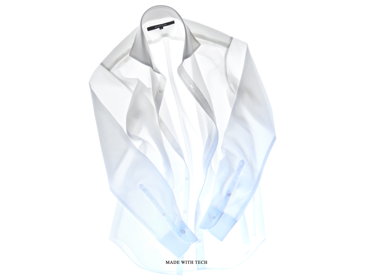 汗をかいても安心！吸水速乾機能付きビジネスシャツ