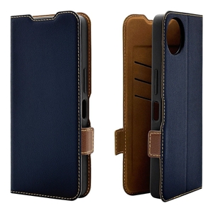 ネイビー×ブラウン