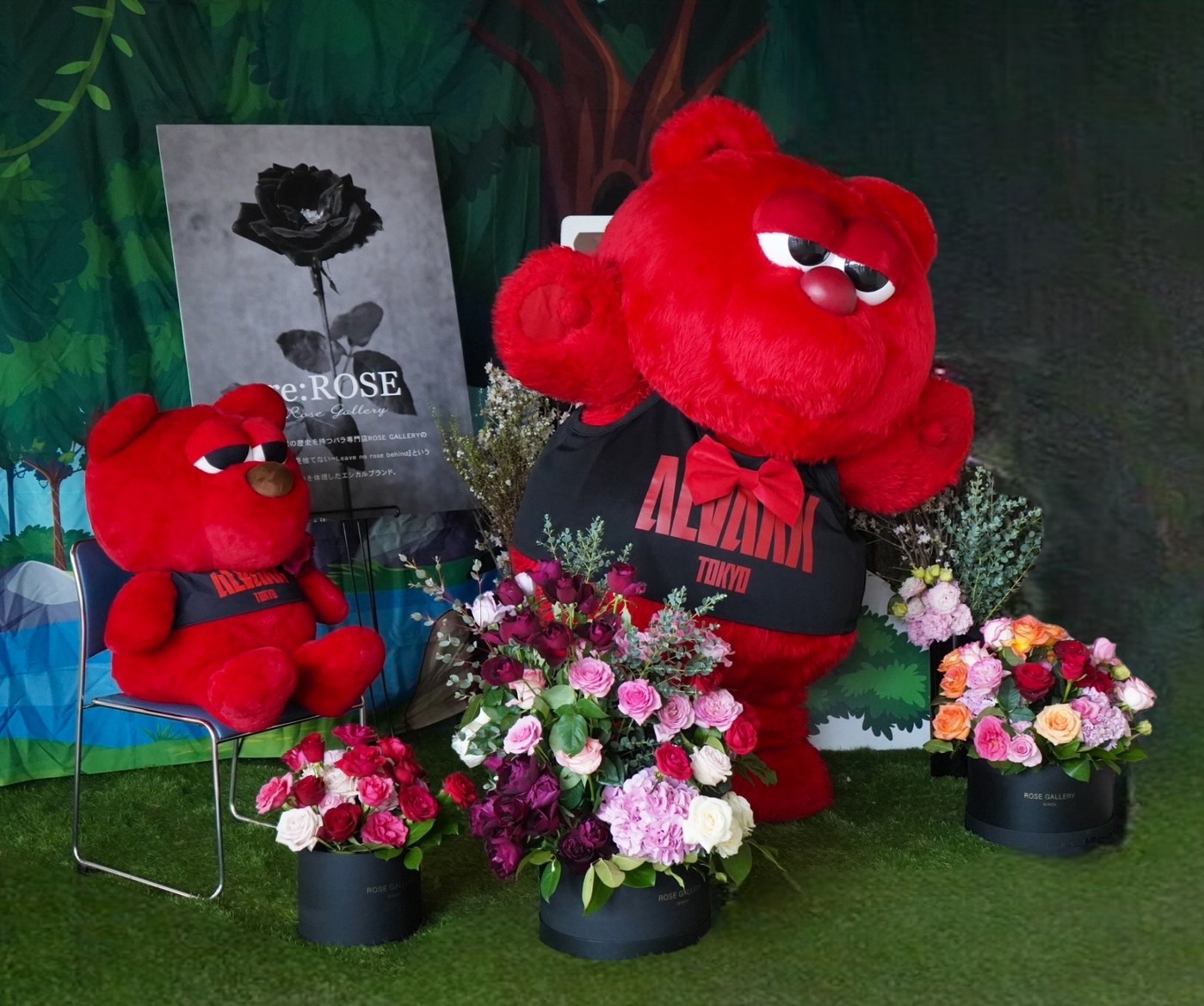 フラワーフォトブース ©ALVARK TOKYO