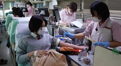 令和6年度（2024年度）の献血活動の様子