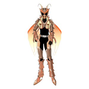 特撮ヒーローになったオスゴキブリ（立ち絵）