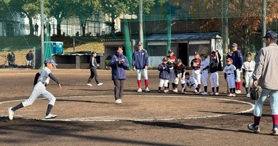 令和6年（2024年）に実施した「野球教室」の様子