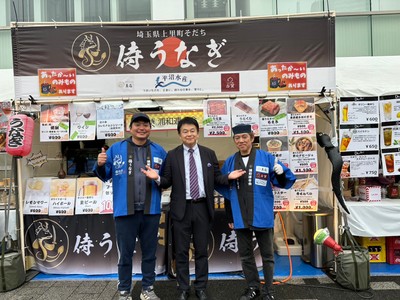 昨年の出店の様子。さいたま市清水市長もご来訪