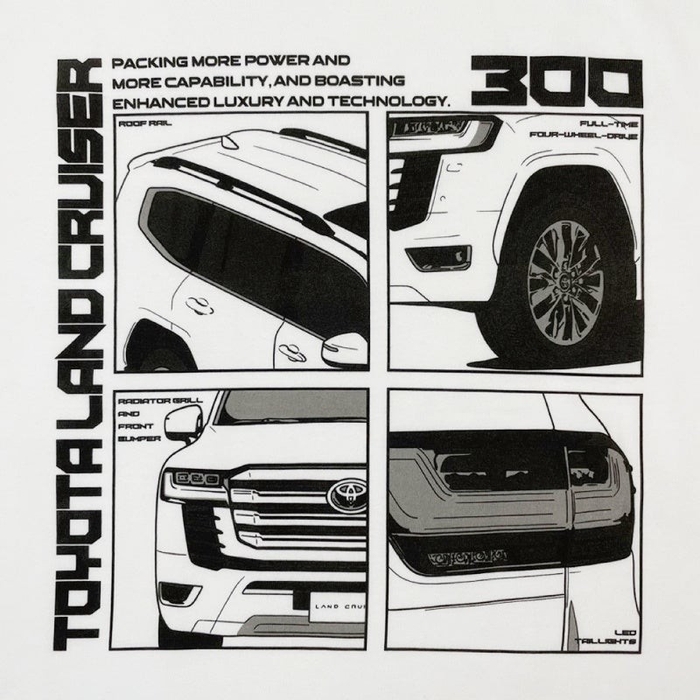 2401TY01-19 LAND CRUISER 300プリントTEE
