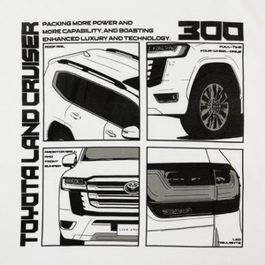 2401TY01-19 LAND CRUISER 300プリントTEE