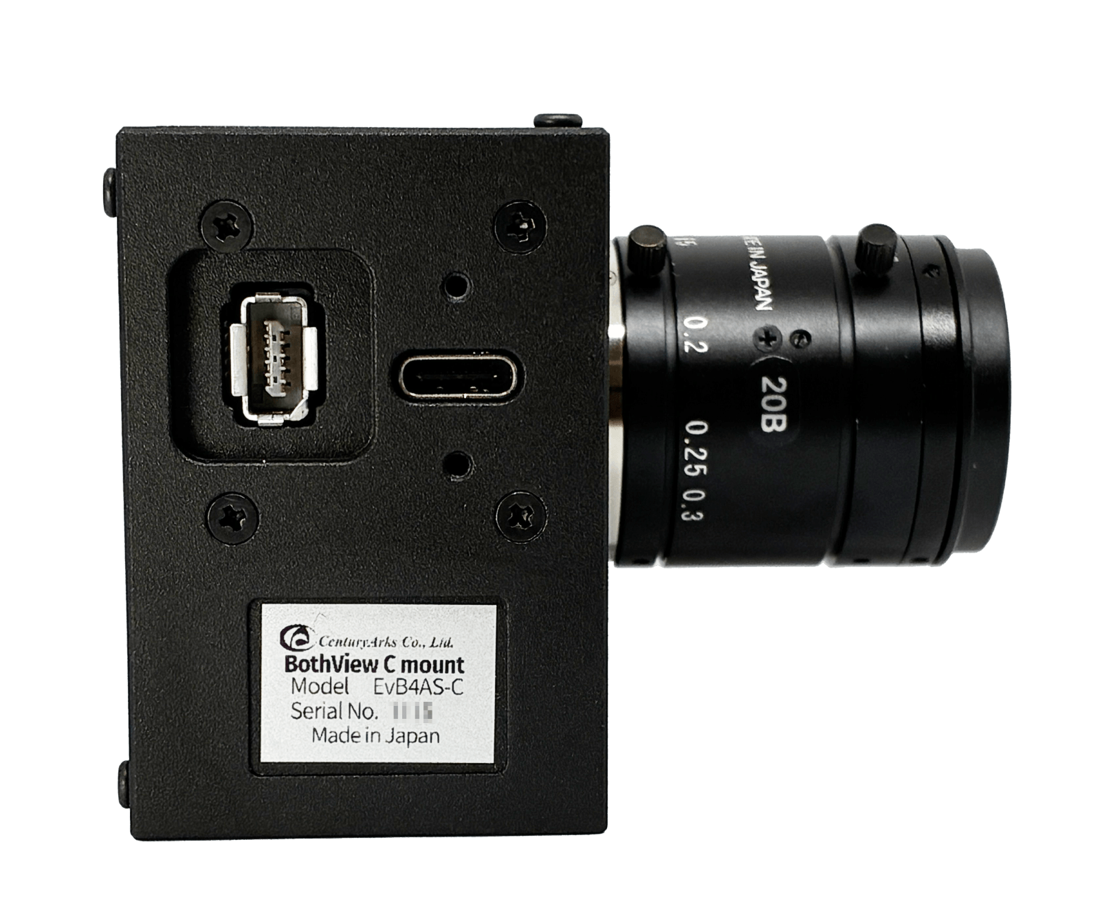 IXシリーズコネクタのある側面