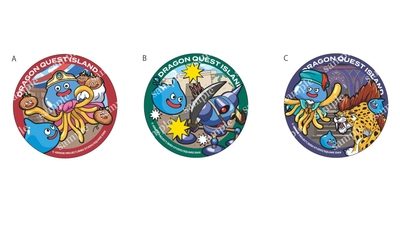 ▲オリジナル描き下ろしステッカー３種