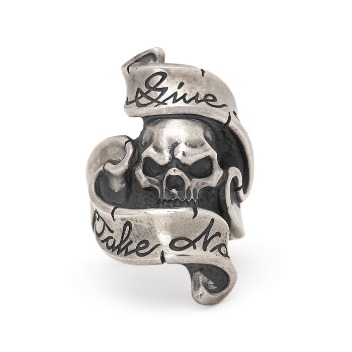 Give No Take No Skull Ring 3