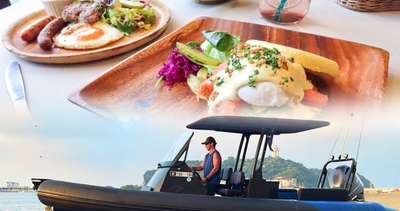 操船体験＆お洒落な軽食が楽しめる「Cruise」プランのイメージ