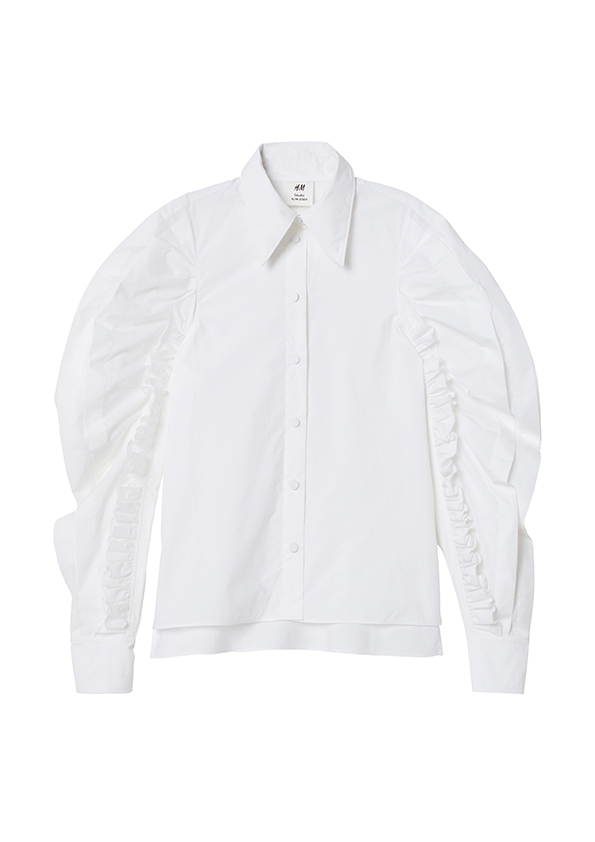 コットンボリュームシャツ¥9,499