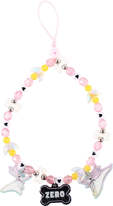 ビーズフォンストラップ ナイトメアー・ビフォア・クリスマス ゼロ デザイン