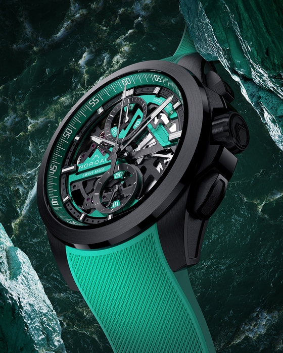 Independence Skeleton Chrono 42mm JADE-2