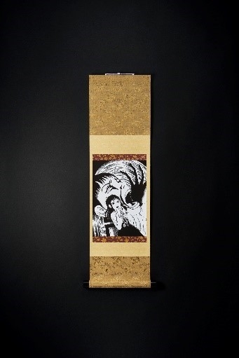 ミニ掛軸【楳図かずお_洗礼D】