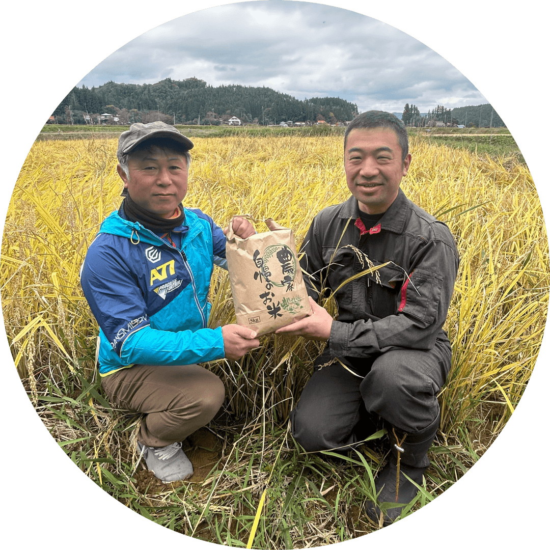 栗原市栗駒文字地区の若手農家さん
