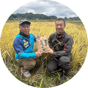 栗原市栗駒文字地区の若手農家さん