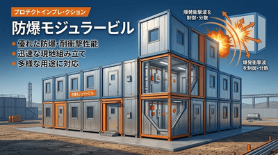 図. 防爆モジュラービルの製品画像