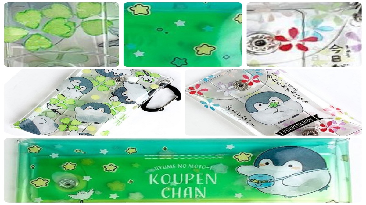 収納してえら~い!褒めてあげたくなるほどかわいいコウペンちゃんのクリアマルチケース☆ラッキーモチーフも盛りだくさん!