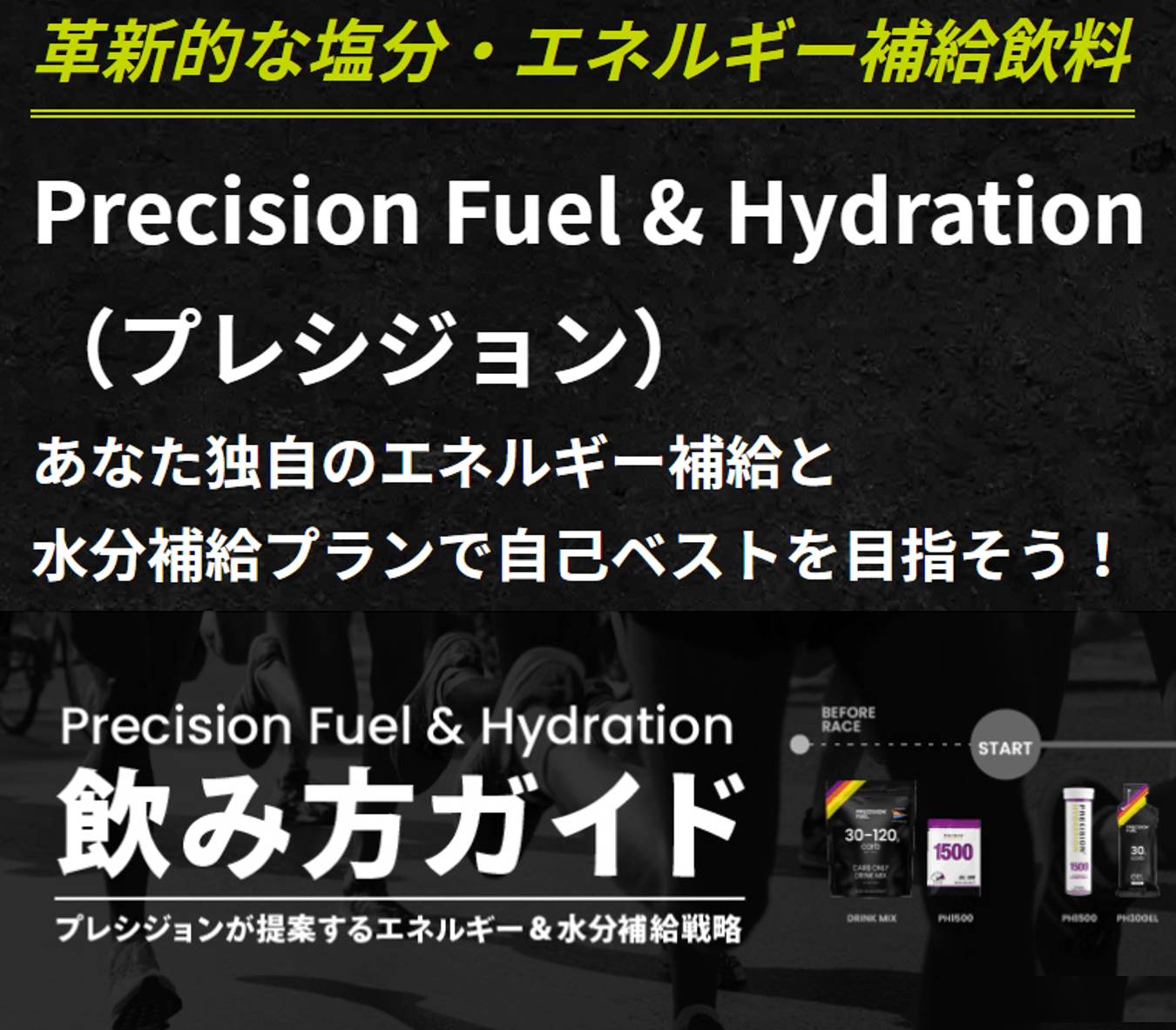 電解質ドリンク「Precision Fuel & Hydration」飲み方ガイドリリースのお知らせ