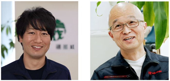 有限会社礒部組 代表取締役 礒部 英俊氏(左)、常務取締役 宮内 保人氏(右)