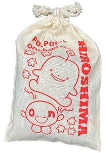 ぽるぽる＆onちゃん フィナンシェ入り巾着 4個入り990円
