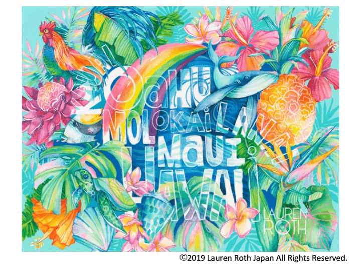 今季大注目のハワイアンアーティスト、ローレン・ロスが日本上陸