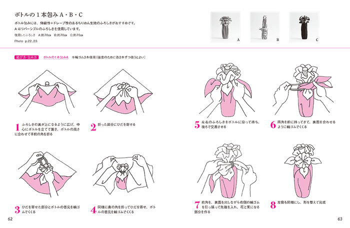 『京都の風呂敷屋さんが教える一生使える!ふろしきの結び方・包み方50』本文サンプル2
