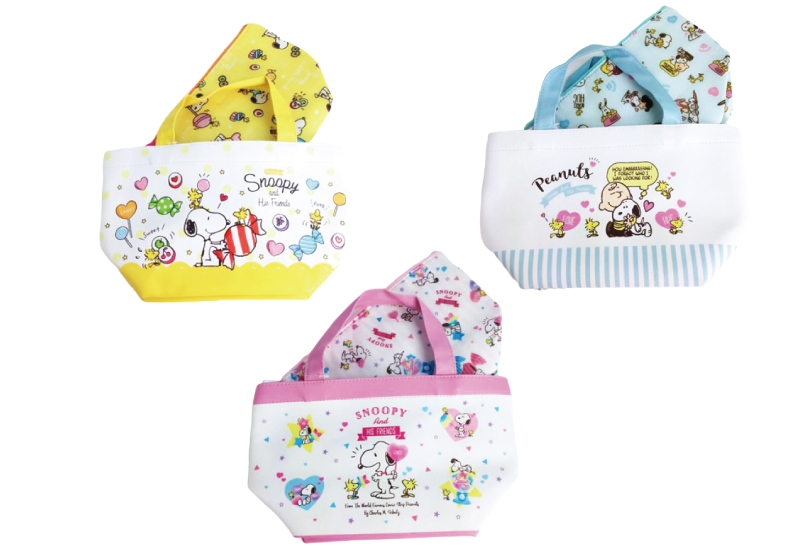 新シーズンに気持ち向けてこっ♫♪スヌーピーランチバッグに新商品入荷中!
