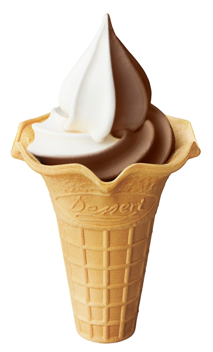 初代ベルギーチョコミックスソフト(コーン)