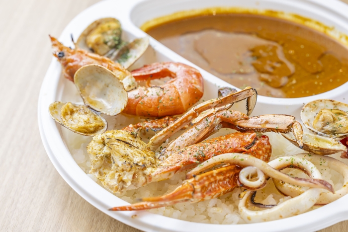 漁港の海鮮カレー