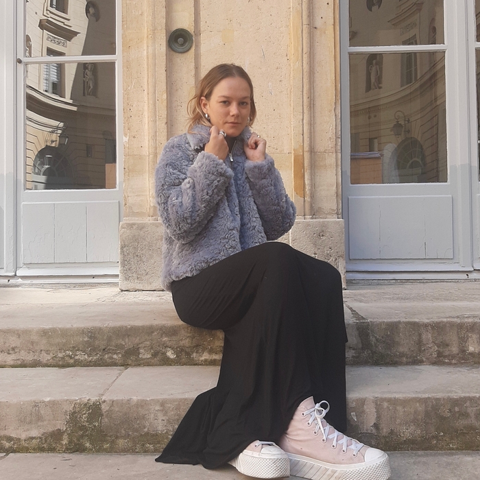 ランダムファー ジャケット