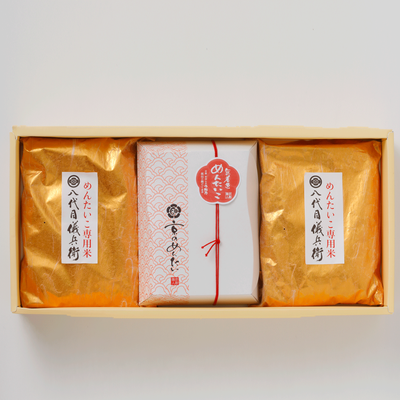 <八代目義兵衛 めんたいこにあうお米セット>