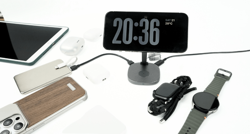 スマホ2台+Apple Watch+AirPodsを同時充電可能