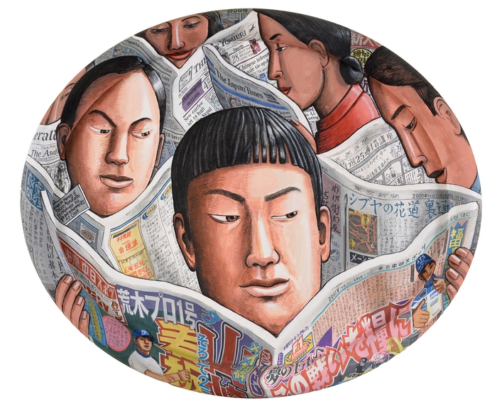 PJ クルック《ジャポニカ》2001年、2003年加筆 (C)PJ Crook 2024