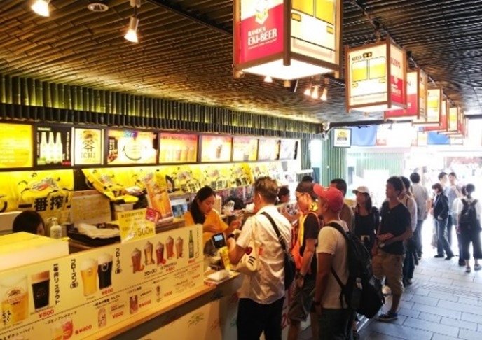 RANDEN EKI-BEER会場イメージ(嵐山駅構内)