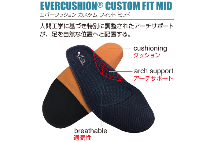 エバークッション カスタム フィット ミッド
