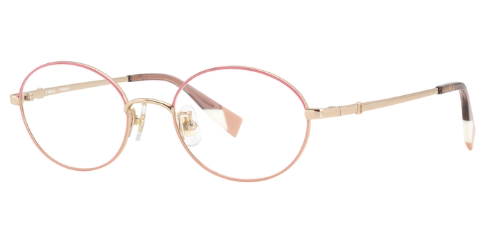 323A ホワイトゴールド (リムカラー:ダークピンク/ライトピンクベージュ)