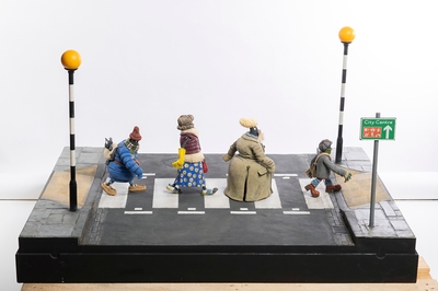 「アビーロード」 （『映画 ひつじのショーン～バック・トゥ・ザ・ホーム～』） © 2015 Aardman Animations Limited and StudioCanal SA