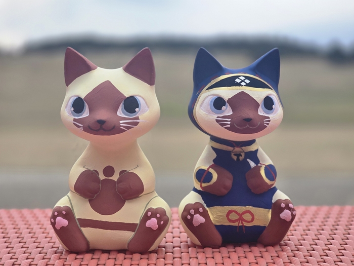 ▲アイルー色塗り体験