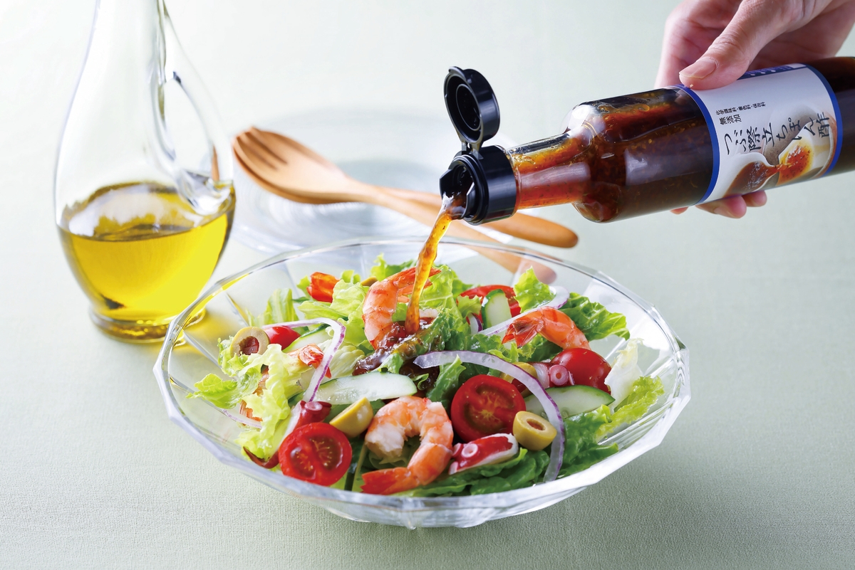 つぶつぶ食感がおすすめ!ライフオリジナルの具入りぽん酢 「つぶ際立ちぽん酢」を新発売