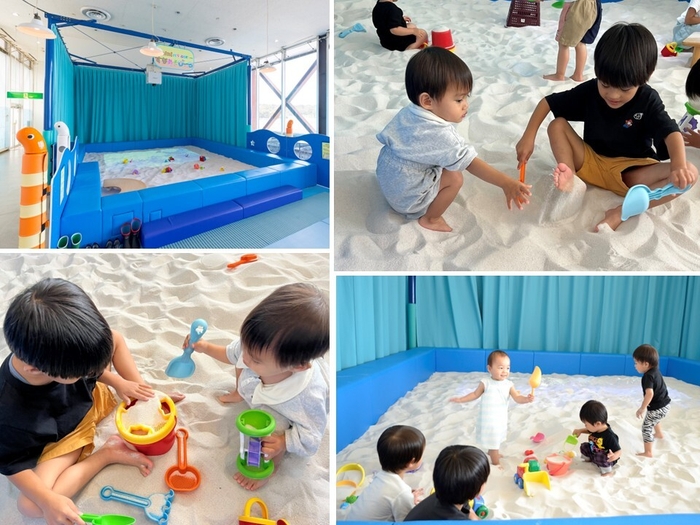 小さなお子さまも安心して遊ばせられると人気