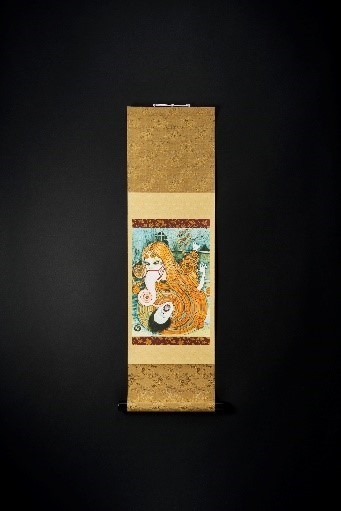 ミニ掛軸【伊藤潤二_うずまきD】