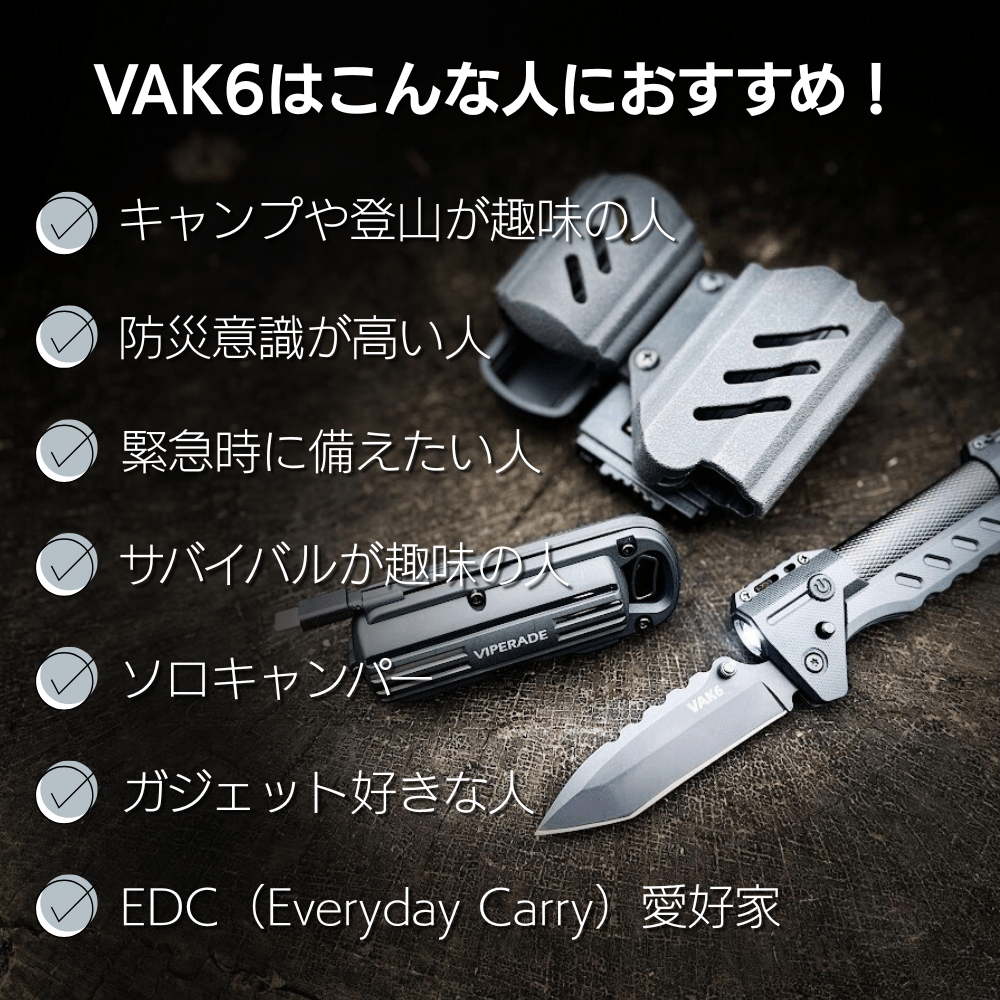 VAK6はこんな人におすすめ
